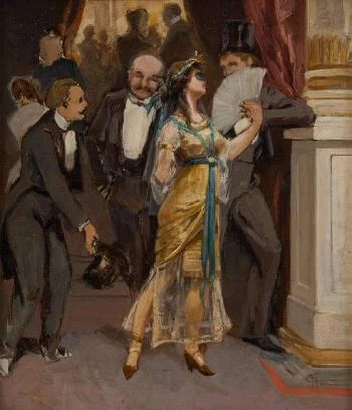 Schizzo per il ballo in maschera